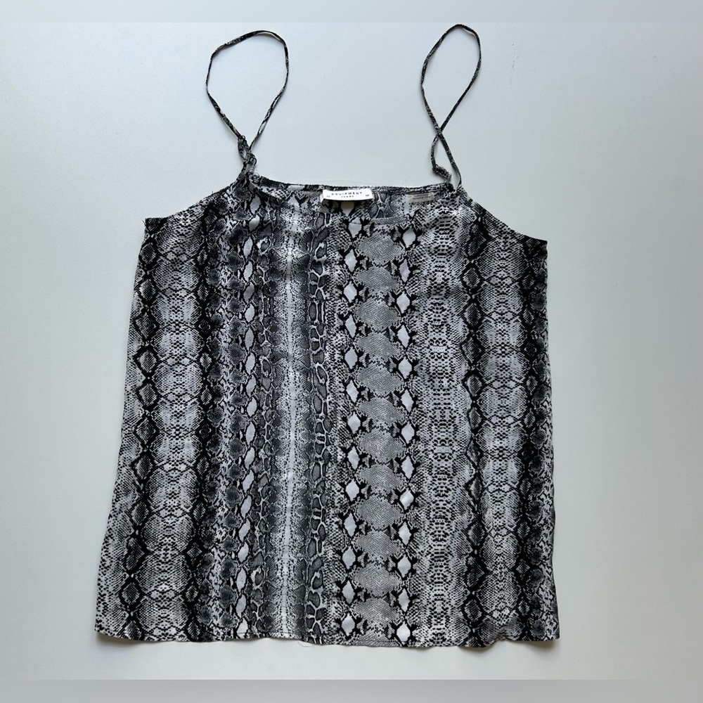 Equipment Silk Layla Python Printed Top Camisole … - image 2